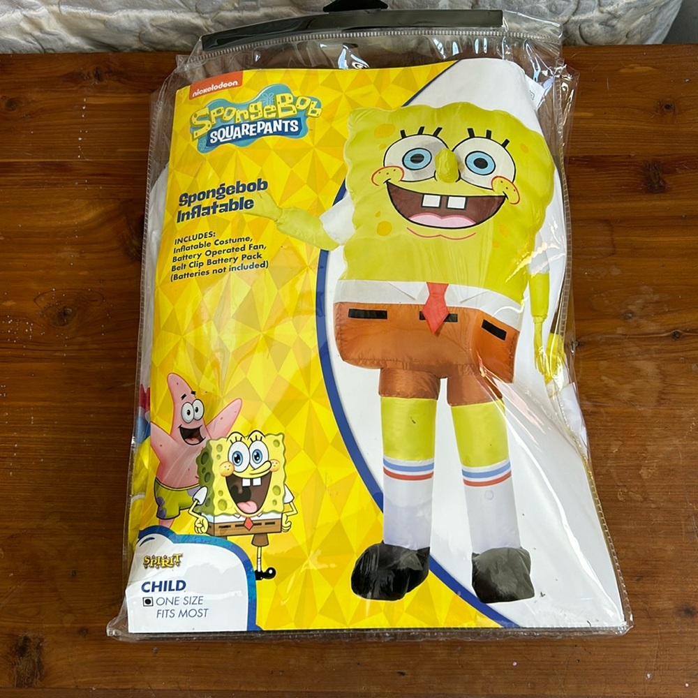 SpongeBob inflatable costume